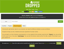 Tablet Screenshot of dropped.ie